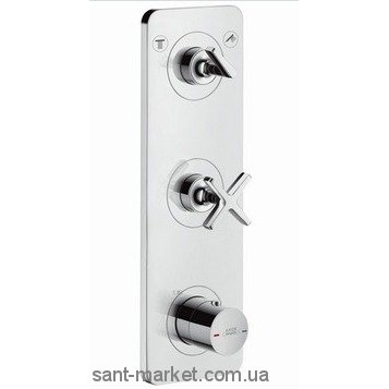 Змішувач для душа вбудований із термостатом Hansgrohe колекція Axor Citterio E хром 36703000