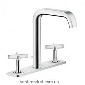 Змішувач для раковини двухвентильний з донним клапаном високий Hansgrohe Axor Citterio хром 36116000