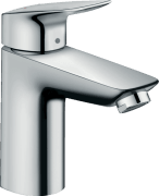 Змішувач для раковини одноважеля з донним клапаном Hansgrohe колекція Logis хром 71105000