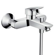 Смеситель однорычажный для ванны с коротким изливом Hansgrohe коллекция Logis хром 71400000
