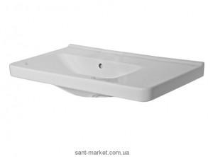 Раковина для ванної підвісна з полицею чаша зліва Jika колекція Cubito 75x18x45 біла H8124220001041