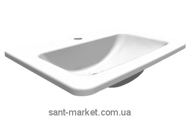 Раковина для ванної вбудована Jika колекція Cubito 55x16.5x41 біла H8174220001041