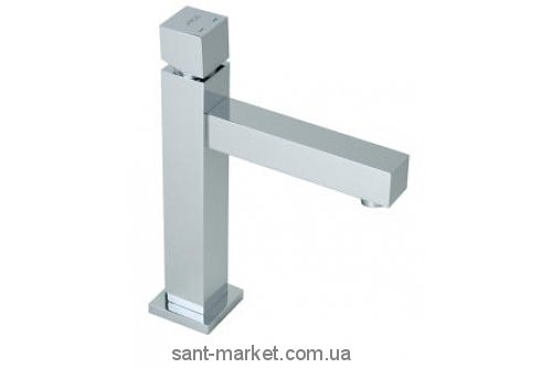 Смеситель для раковины одновентильный с донным клапаном высокий Jika Cubito хром H3114280040021