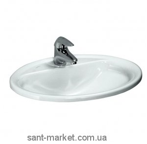 Раковина для ванной встраиваемая Jika коллекция Ibon 52x18.5x41 белая H8130100001041