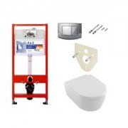 Унитаз подвесной Laufen Pro Rimless H8209660000001+H8969513000001 + Комплект 4 в 1 TeceBase 9400005