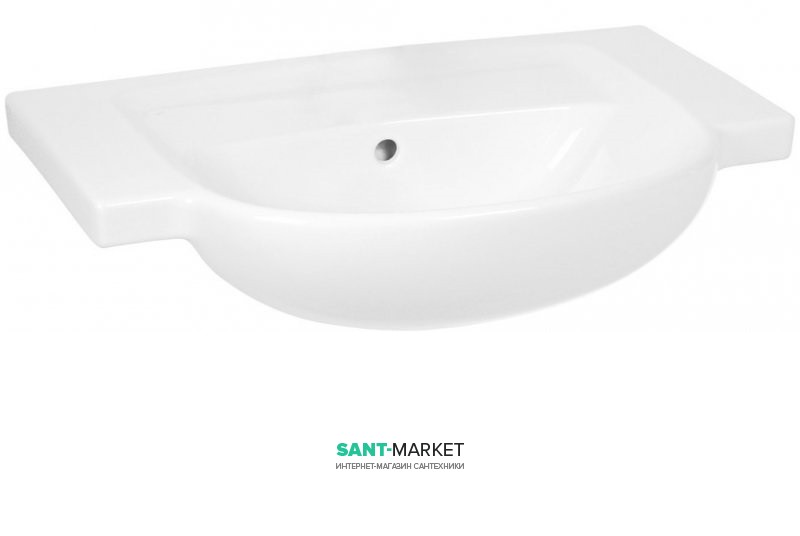 Раковина для ванної Jika колекція Lyra Plus 80x19.5x48 біла H8133870001041