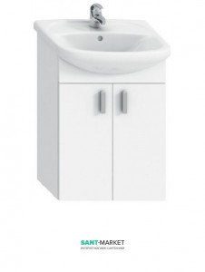Тумба с раковиной Jika Lyra подвесная 50.2х29.2х70.8 белый H4519514323001