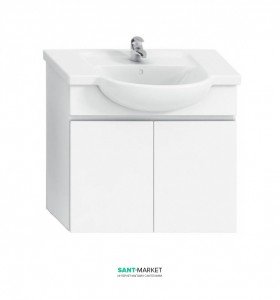 Тумба під раковину Jika Lyra підвісна 77х31.5х69.6 білий H4531510383001