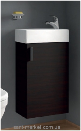 Тумба c раковиною Jika Petit підвісна 38.6х22.1х58.5 темний дуб H4535111753021