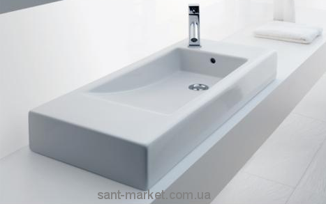 Раковина для ванной накладная Jika коллекция Pure 80x15x34.5 белая H8134230001061