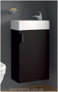 Тумба c раковиною Jika Petit підвісна 38.6х22.1х58.5 темний дуб H4535111753021