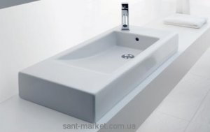 Раковина для ванної накладна Jika колекція Pure 80x15x34.5 біла H8134230001061