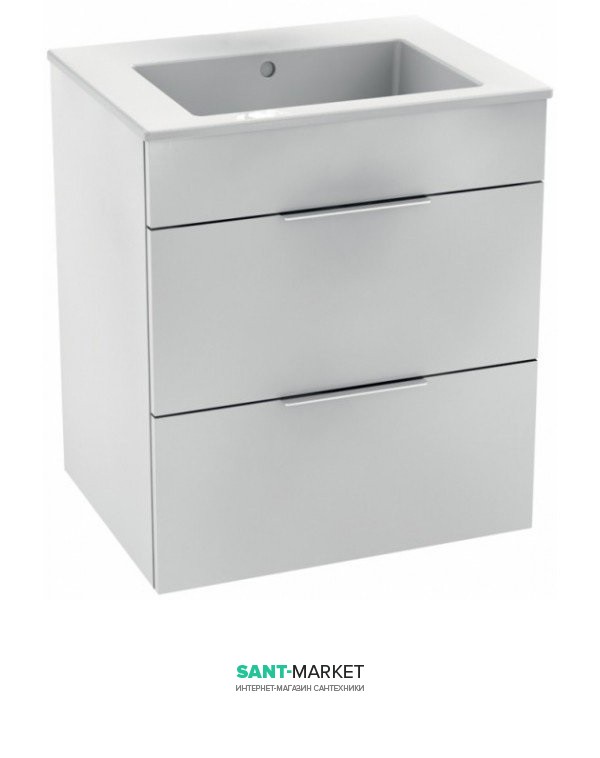 Тумба c раковиною Jika Cube підвісна 64х42.2х60.7 білий H4536021763001