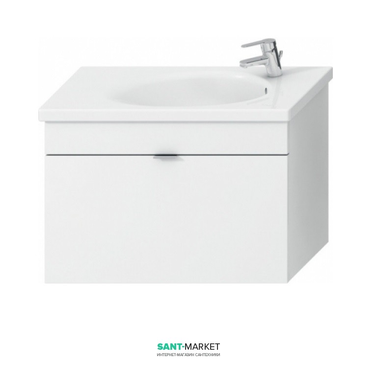 Тумба c раковиною Jika Tigo підвісна 77х37х52 білий H4551750215001