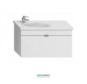 Тумба c раковиной Jika Tigo подвесная левая 97х37х52 белый H4551870215001