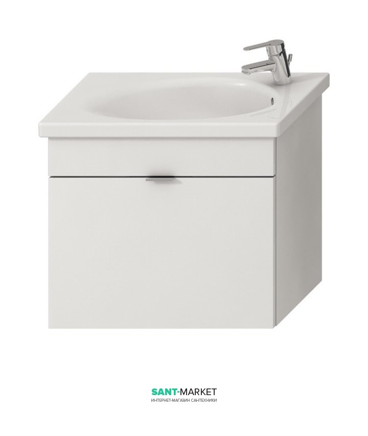 Тумба c раковиною Jika Tigo підвісна 62х37х52 білий H4551550215001