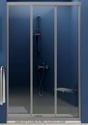Душові двері в нішу Ravak Supernova ASDP3 скляна розсувна 110х188 00VD0102ZG