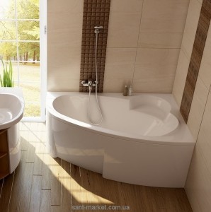 Ванна акриловая асимметричная Ravak коллекция Asymmetric 150х100х47 R C451000000