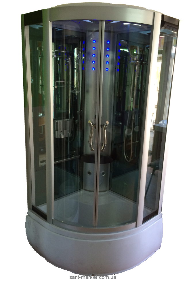 Гидробокс угловой Diamond A-003 90х90х215