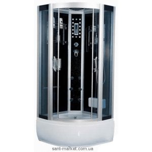 Гідробокс кутовий Diamond A-003-2 90х90х215 графіт
