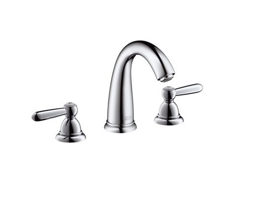 Смеситель для раковины двухрычажный с донным клапаном Hansgrohe Axor Carlton хром 17134000
