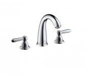 Смеситель для раковины двухрычажный с донным клапаном Hansgrohe Axor Carlton хром 17134000