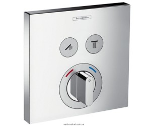 Смеситель для душа встраиваемый с термостатом Hansgrohe Axor Shower Select хром 15768000