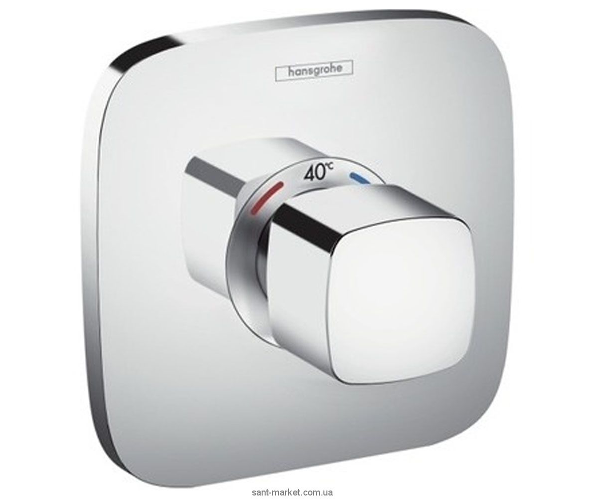 Змішувач для душа вбудований із термостатом Hansgrohe колекція Ecostat E Highflow хром 15706000