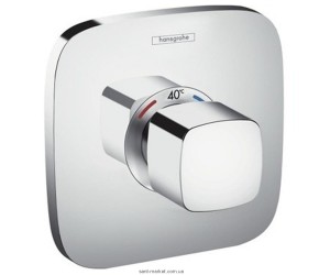 Смеситель для душа встраиваемый с термостатом Hansgrohe коллекция Ecostat E Highflow хром 15706000