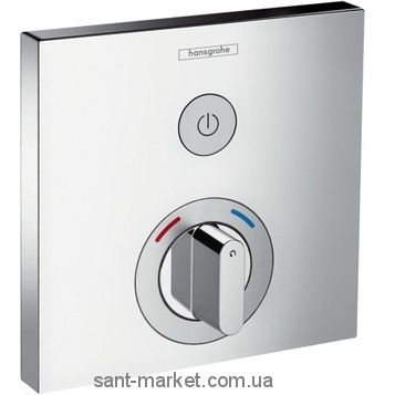 Смеситель для душа встраиваемый с термостатом Hansgrohe коллекция Shower Select хром 15767000