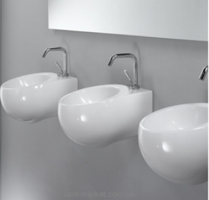 Раковина для ванной подвесная AeT коллекция Idea Sphere белая L312