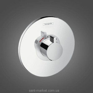 Смеситель для душа встраиваемый с термостатом Hansgrohe коллекция Ecostat S хром 15755000