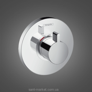 Смеситель с термостатом скрытый (встраиваемый) Hansgrohe коллекция Shower Select S хром 15741000