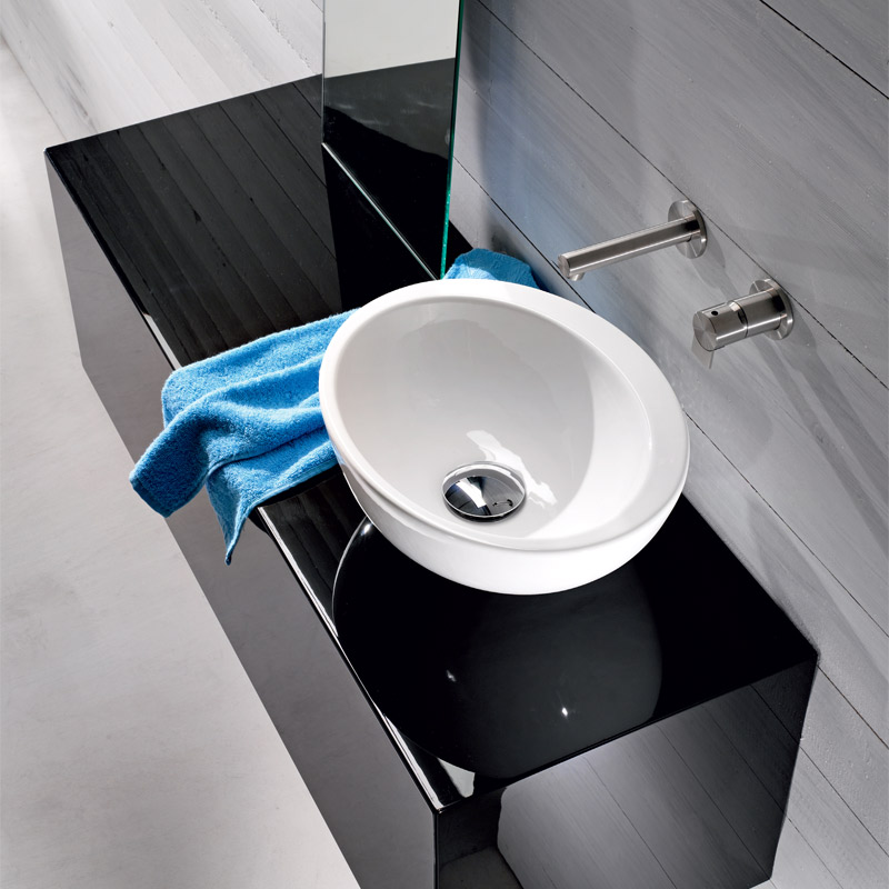 Раковина для ванної накладна AeT колекція Motivi Spot Raft One біла L232