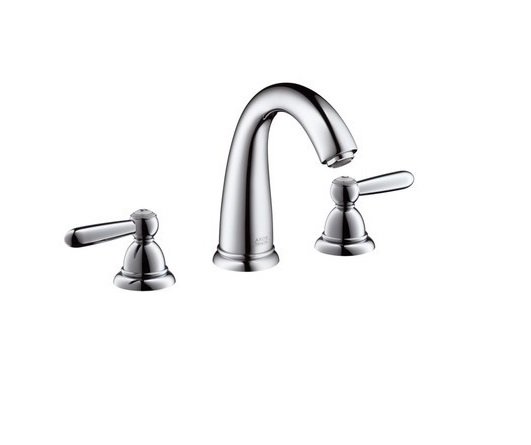 Смеситель для раковины двухрычажный с донным клапаном Hansgrohe Axor Carlton хром 17134000