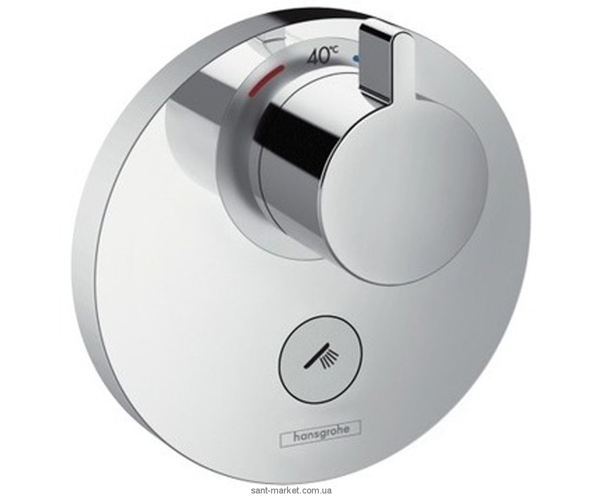 Смеситель для душа встраиваемый с термостатом Hansgrohe Shower Select S хром 15742000