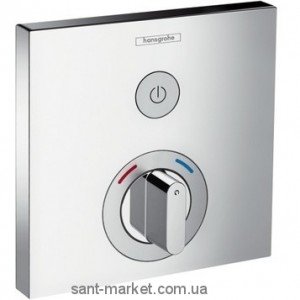 Смеситель для душа встраиваемый с термостатом Hansgrohe коллекция Shower Select хром 15767000