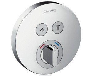 Смеситель для душа встраиваемый с термостатом Hansgrohe коллекция Shower Select S хром 15748000