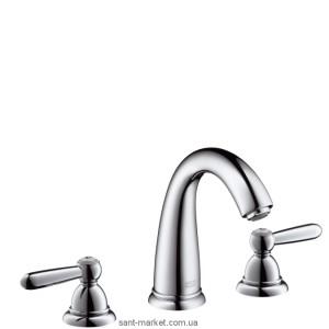 Смеситель для раковины двухрычажный с донным клапаном Hansgrohe Axor Carlton хром/золото 17134090