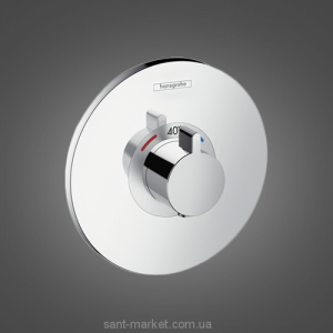 Смеситель для душа встраиваемый с термостатом Hansgrohe коллекция Ecostat S хром 15755000