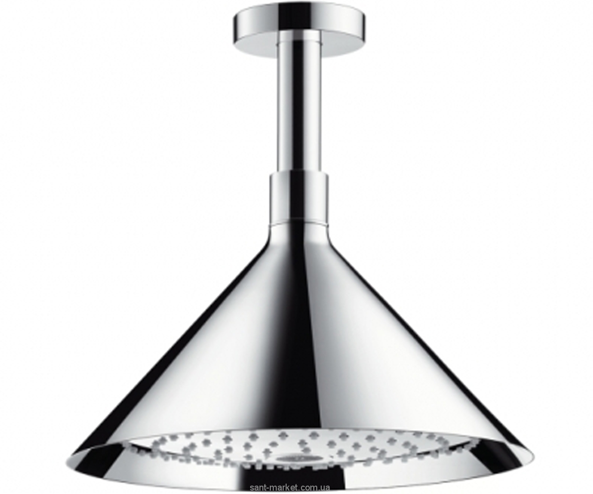 Верхній душ з тропічним душем Hansgrohe колекція Axor Showers Front хром 26022000