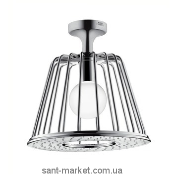 Верхний душ с подсветкой с тропическим душем Hansgrohe коллекция Axor Lampshower хром 26032000