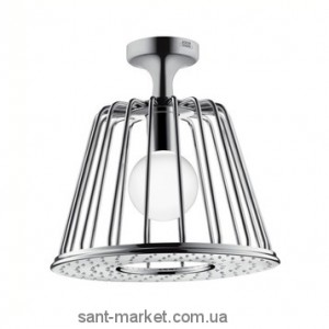 Верхний душ с подсветкой с тропическим душем Hansgrohe коллекция Axor Lampshower хром 26032000
