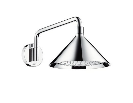 Верхній душ з тропічним душем Hansgrohe колекція Axor Showers Front хром 26021000