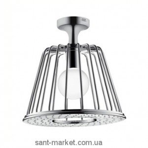 Верхний душ с подсветкой с тропическим душем Hansgrohe коллекция Axor Lampshower хром 26032000
