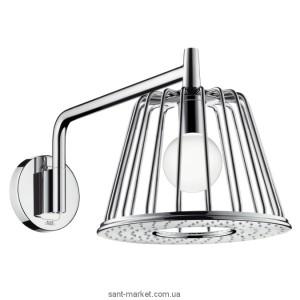 Верхний душ с подсветкой с тропическим душем Hansgrohe коллекция Axor Lampshower хром 26031000