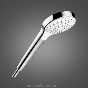 Душевая лейка Hansgrohe коллекция Croma Select S EcoSmart хром/белый 26803400