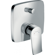 Змішувач прихований (вбудований) Hansgrohe колекція Metris S хром 31454000