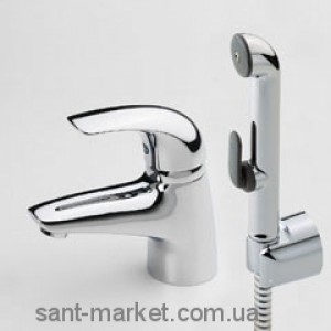 Смеситель для раковины однорычажный с душем Oras коллекция Vienda хром 1712