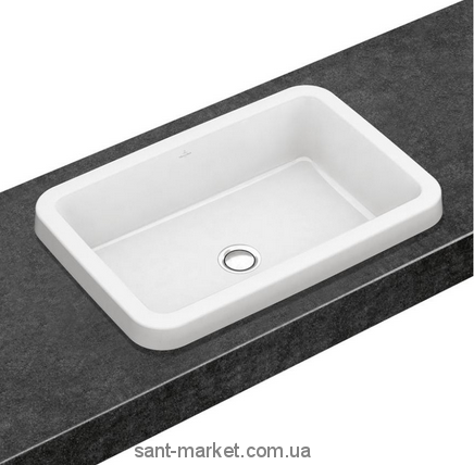 Раковина для ванної вбудована Villeroy & Boch колекція Architectura біла 41676001